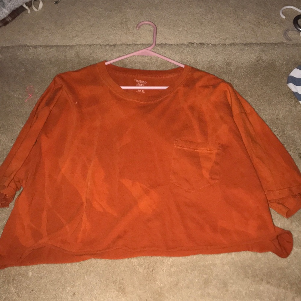 Burnt Orange Crop Top